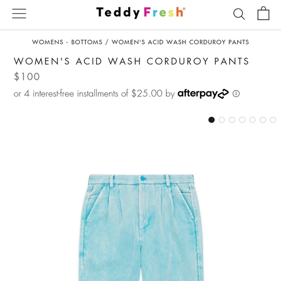 TEDDY FRESH Corduroy pants - Picture 2 of 8